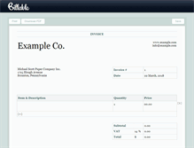 Tablet Screenshot of billable.me